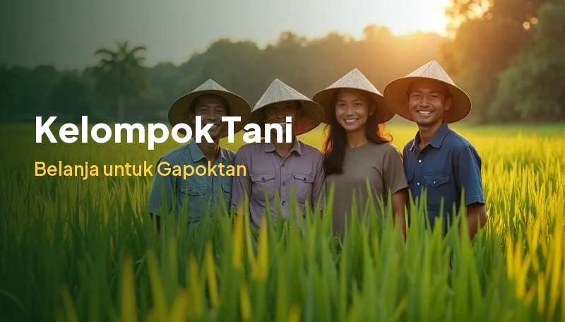 Belanja untuk kelompok tani